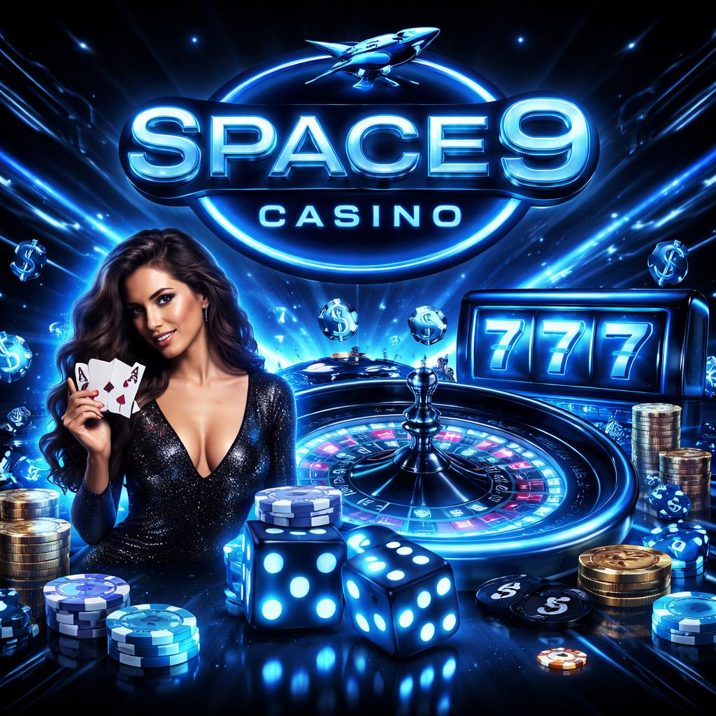 Space9 gaming lobby with modern casino entertainment and diverse real money games